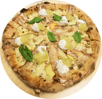 Pizzas premiadas: Flor de Guanciale
